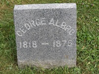 George Albro Buried in Warren Co. Pa.