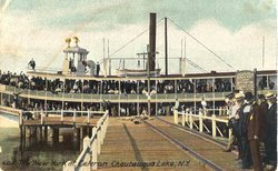 Steamer City of New York at Celoron